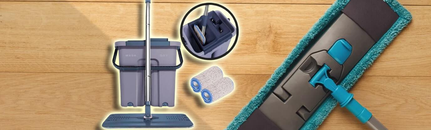 ¿Qué es una mopa fregona o mopa o mopa con cubo escurridor y cómo funciona?