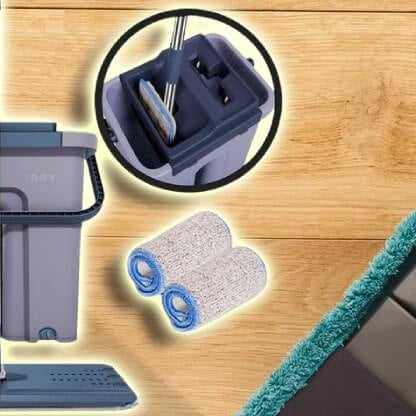 ¿Qué es una mopa fregona o mopa o mopa con cubo escurridor y cómo funciona?