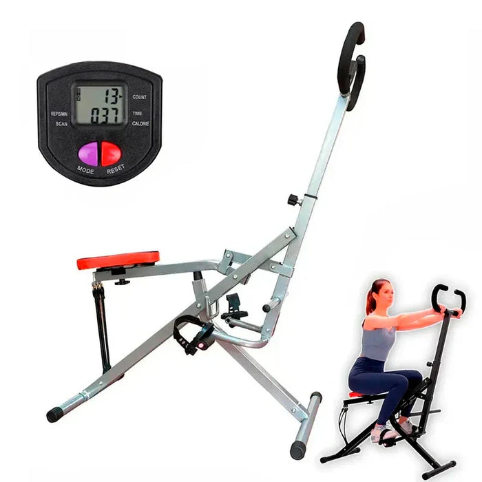 Rutina de ejercicio en casa para el verano con equipamiento fitness