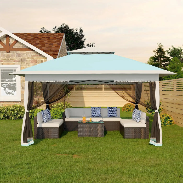 Carpa Portátil 3x3M Impermeable con Mosquitera UV50+
