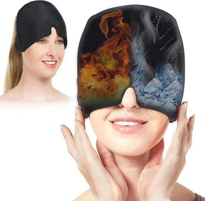 Bonnet anti-migraine Thérapie par chaleur froide - Soulagement de la douleur BronHealth