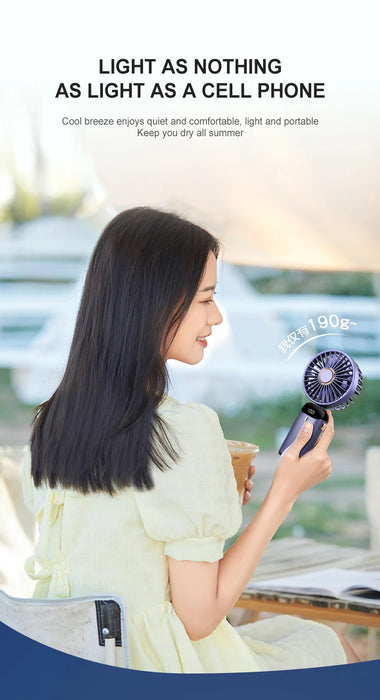 Hands-Free Foldable Neck Fan USB Rechargeable 5 Speeds | BronAir©