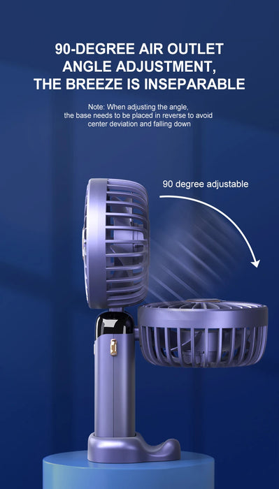 Hands-Free Foldable Neck Fan USB Rechargeable 5 Speeds | BronAir©