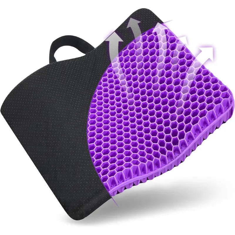 Cojín de asiento de gel morado: el alivio del dolor y la comodidad que necesita | BronRelax©