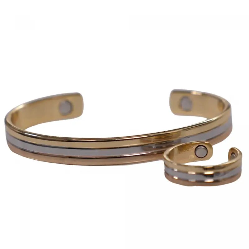 Pulsera Magnética Tricolor - Elegancia y Bienestar al Mejor Precio | BronWellys©