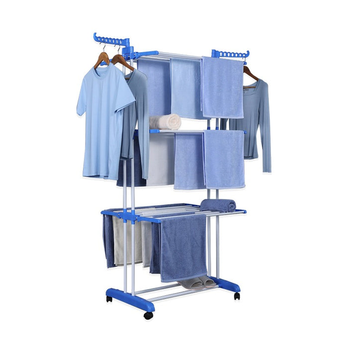 Vertical folding clothing Torre Torre Torre Blue | © — BRONMART