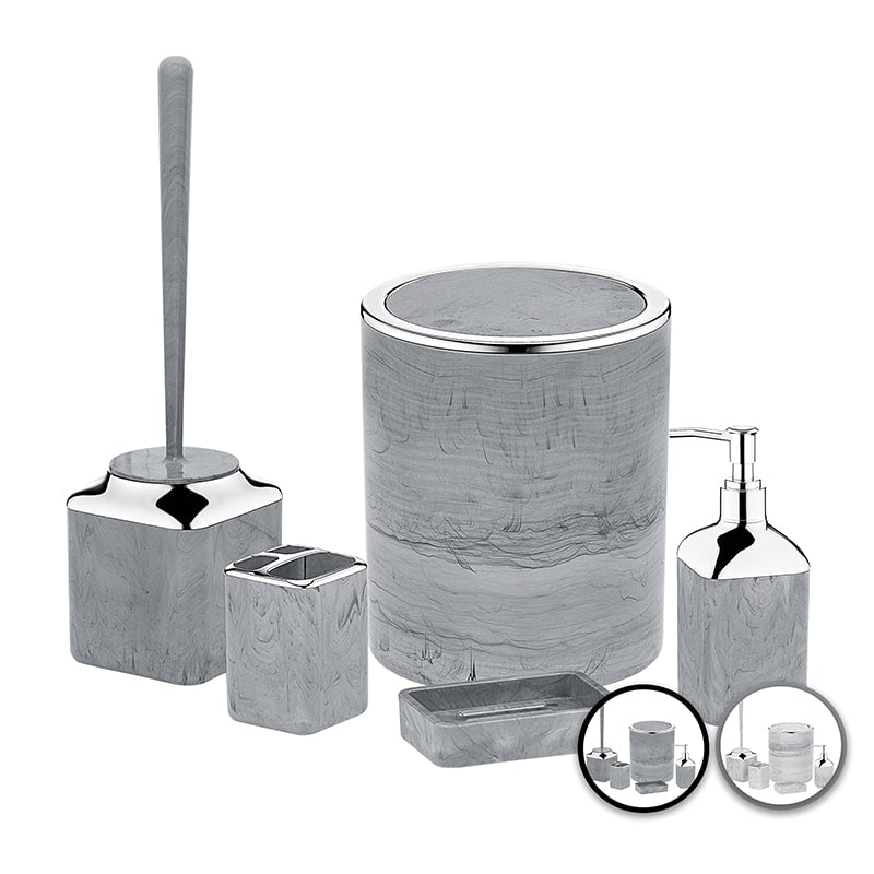 Juego-de-baño-de-5-piezas-Acento-Mármol-de-piedra-BronHome©,Juego-de-6-accesorios para-el-cuarto-de-baño, dispensador-de-jabón,escobilla-para-el-inodoro, accesorios-de-baño,accesorios-de-baños-modernos,juego-de-accesorios-de-baño,accesorios-de-baño-y-bañarse,accesorios-de-baño-negro,accesorios-de-baño-para-niños,accesorios-de-baño-dorados,accesorios-de-baños-de-set-completo,accesorios-de-baño-blanco,bronmart,es,nl,be,it,de,
