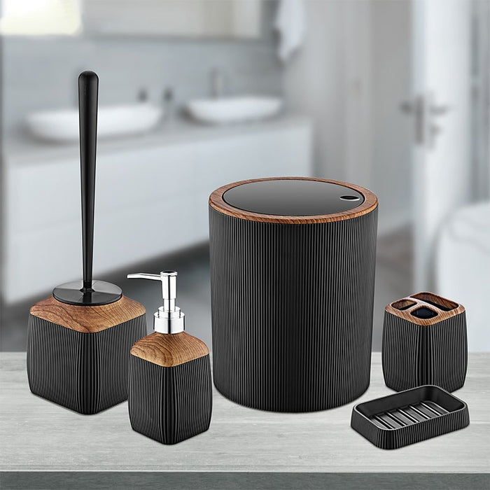 Juego-de-baño-de-5-piezas-Acento-de-madera-BronHome©,Juego-de-6-accesorios para-el-cuarto-de-baño, dispensador-de-jabón,escobilla-para-el-inodoro, accesorios-de-baño,accesorios-de-baños-modernos,juego-de-accesorios-de-baño,accesorios-de-baño-y-bañarse,accesorios-de-baño-negro,accesorios-de-baño-para-niños,accesorios-de-baño-dorados,accesorios-de-baños-de-set-completo,accesorios-de-baño-blanco,bronmart,es,nl,be,it,de,