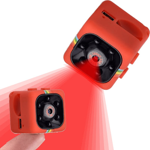 Mini cámara espía, Cámara de seguridad inalámbrica HD1080P Roja | BronGadgets©
