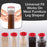 Protectores de goma para patas de sillas universales 8 piezas | BronIdeas©