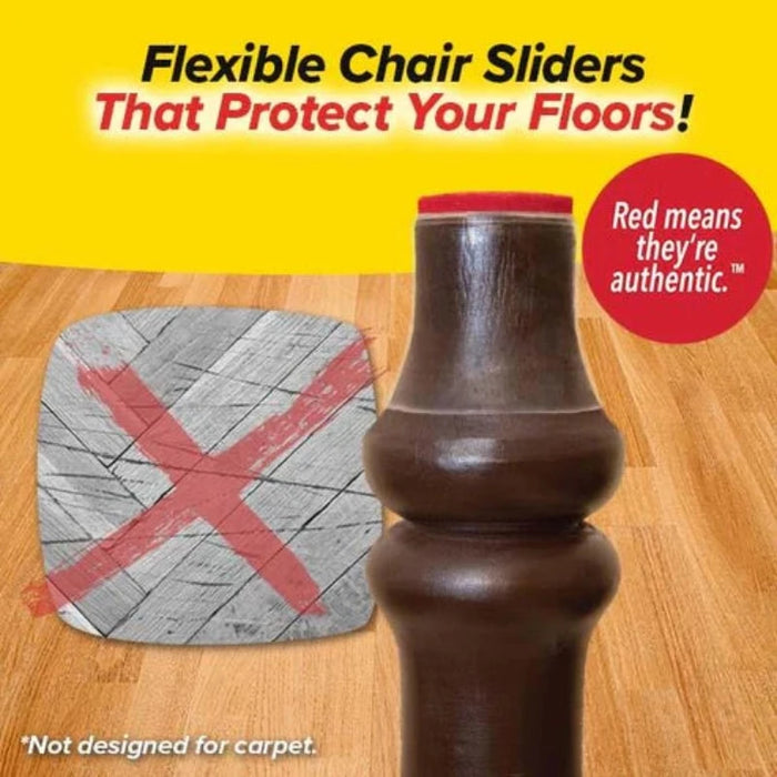 Protectores de goma para patas de sillas universales 8 piezas | BronIdeas©