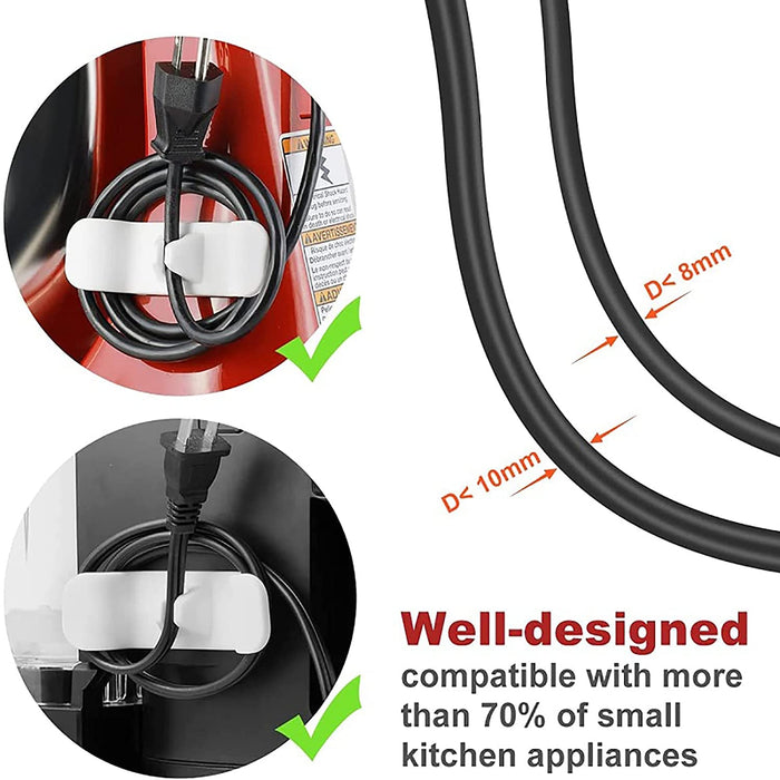 Organizadores de Cables para Electrodomésticos - Elimina el desorden de cables | BronKitchen©