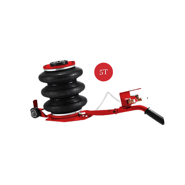 Gato neumático de 5T, 12 Bar del Color rojo neumático para coche | BronTools©
