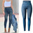 Mujeres, Jeggings, Falso, Dril de algodón, Jeans, Leggings, Alto, Cintura, Barriga, Control, Delgado, Leggins, Impreso, Lápiz, Pantalones, Sin costuras, Flaco, Pantalones 