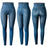 Mujeres, Jeggings, Falso, Dril de algodón, Jeans, Leggings, Alto, Cintura, Barriga, Control, Delgado, Leggins, Impreso, Lápiz, Pantalones, Sin costuras, Flaco, Pantalones 