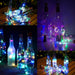 Guirnalda LED de alambre de cobre alimentada por energía Solar, corcho de botella de vino, luces de Navidad, cadena de luces LED para fiesta, lámpara de decoración de boda, 